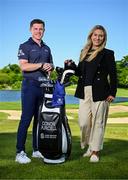 19 May 2025; Irish Professional Golfer Conor Purcell joined Yoplait Ireland and the AMGEN Irish Open to announce details of a new 3 year partnership today. The partnership will make Yoplait SKYR the official Yogurt of the AMGEN Irish Open which takes place this year from 4th-7th September at The K Club in Straffan, Kildare. Pictured are Irish Professional Golfer Conor Purcell, left, and Yoplait Senior Brand Manager Deirdre Lowry. Photo by Seb Daly/Sportsfile