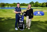 19 May 2025; Irish Professional Golfer Conor Purcell joined Yoplait Ireland and the AMGEN Irish Open to announce details of a new 3 year partnership today. The partnership will make Yoplait SKYR the official Yogurt of the AMGEN Irish Open which takes place this year from 4th-7th September at The K Club in Straffan, Kildare. Pictured are Irish Professional Golfer Conor Purcell, left, and Yoplait Senior Brand Manager Deirdre Lowry. Photo by Seb Daly/Sportsfile