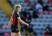 17 May 2025; Fiona Donnelly of Bohemians reacts after scoring an own goal, for the first goal for Shamrock Rovers, during the SSE Airtricity Women's Premier Division match between Bohemians and Shamrock Rovers at Dalymount Park in Dublin. Photo by Thomas Flinkow/Sportsfile