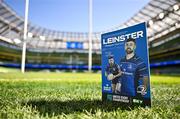 17 May 2025; A general view of the match programme before the United Rugby Championship match between Leinster and Glasgow Warriors at the Aviva Stadium in Dublin. Photo by Sam Barnes/Sportsfile