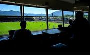 17 May 2025; Journalists watch the action from the press box during the GAA Football All-Ireland Senior Championship Round 1 match between Kerry and Roscommon at Fitzgerald Stadium in Killarney, Kerry. Photo by Brendan Moran/Sportsfile