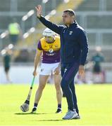 17 May 2025; Wexford manager Keith Rossiter before the Leinster GAA Hurling Senior Championship Round 4 match between Wexford and Offaly at Chadwicks Wexford Park in Wexford. Photo by Matt Browne/Sportsfile