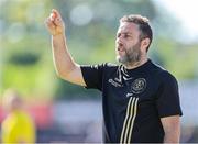 17 May 2025; Bohemians manager Alban Hysa during the SSE Airtricity Women's Premier Division match between Bohemians and Shamrock Rovers at Dalymount Park in Dublin. Photo by Thomas Flinkow/Sportsfile