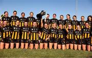 17 May 2025; Kilkenny players celebrate after the Leinster Senior Camogie final match between Wexford and Kilkenny at Netwatch Cullen Park in Carlow. There are no match action pictures from this game at the request of the participating players. Photo by Michael P Ryan/Sportsfile