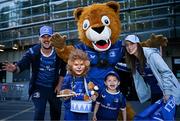 17 May 2025; Leinster supporters the Brody family from Wicklow before the United Rugby Championship match between Leinster and Glasgow Warriors at the Aviva Stadium in Dublin. Photo by Sam Barnes/Sportsfile
