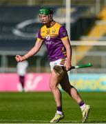 17 May 2025; Conor McDonald of Wexford celebrates after scoring a late point against Offaly during the Leinster GAA Hurling Senior Championship Round 4 match between Wexford and Offaly at Chadwicks Wexford Park in Wexford. Photo by Matt Browne/Sportsfile