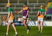 17 May 2025; Conor McDonald of Wexford celebrates after scoring a late point against Offaly during the Leinster GAA Hurling Senior Championship Round 4 match between Wexford and Offaly at Chadwicks Wexford Park in Wexford. Photo by Matt Browne/Sportsfile