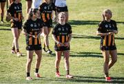 17 May 2025; Kilkenny players during the cup presentation during the Leinster Senior Camogie final match between Wexford and Kilkenny at Netwatch Cullen Park in Carlow. There are no action pictures from this game at the request of the players. Photo by Michael P Ryan/Sportsfile