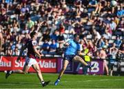 17 May 2025; Sean Bugler of Dublin during the GAA Football All-Ireland Senior Championship Round 1 match between Galway and Dublin at Pearse Stadium in Galway. Photo by John Sheridan/Sportsfile