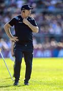 17 May 2025; Dublin manager Dessie Farrell during the GAA Football All-Ireland Senior Championship Round 1 match between Galway and Dublin at Pearse Stadium in Galway. Photo by Piaras Ó Mídheach/Sportsfile