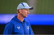 17 May 2025; Leinster head coach Leo Cullen before the United Rugby Championship match between Leinster and Glasgow Warriors at the Aviva Stadium in Dublin. Photo by Ramsey Cardy/Sportsfile