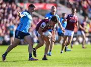 17 May 2025; Seán Kelly of Galway in action against Brian Howard of Dublin during the GAA Football All-Ireland Senior Championship Round 1 match between Galway and Dublin at Pearse Stadium in Galway. Photo by Piaras Ó Mídheach/Sportsfile