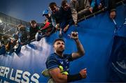 17 May 2025; Hugo Keenan of Leinster after the United Rugby Championship match between Leinster and Glasgow Warriors at the Aviva Stadium in Dublin. Photo by Ramsey Cardy/Sportsfile
