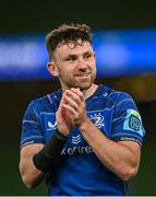 17 May 2025; Hugo Keenan of Leinster after the United Rugby Championship match between Leinster and Glasgow Warriors at the Aviva Stadium in Dublin. Photo by Ramsey Cardy/Sportsfile