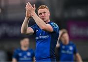 17 May 2025; Ciarán Frawley of Leinster  applauds the crowd after his side's victory in the United Rugby Championship match between Leinster and Glasgow Warriors at the Aviva Stadium in Dublin. Photo by Sam Barnes/Sportsfile