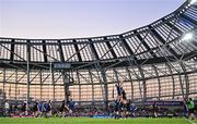 17 May 2025; A general view of a lineout during the United Rugby Championship match between Leinster and Glasgow Warriors at the Aviva Stadium in Dublin. Photo by Sam Barnes/Sportsfile