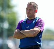 17 May 2025; Wexford manager James Dooley during the warm up before the Leinster Senior Camogie final match between Wexford and Kilkenny at Netwatch Cullen Park in Carlow. There are no action pictures from this game at the request of the players. Photo by Michael P Ryan/Sportsfile