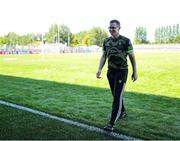 18 May 2025; Sligo manager Tony McEntee before the Táilteann Cup match between Leitrim and Sligo at Avant Money Páirc Seán Mac Diarmada in Carrick-on-Shannon, Leitrim. Photo by Thomas Flinkow/Sportsfile