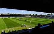 18 May 2025; Clare players walk the pitch before the GAA Football All-Ireland Senior Championship Round 1 match between Clare and Down at Zimmer Biomet Páirc Chíosóg in Ennis, Clare. Photo by Tom Beary/Sportsfile