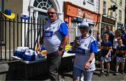 18 May 2025; Waterford supporters make their way to the stadium before the Munster GAA Hurling Senior Championship Round 4 match between Tipperary and Waterford at FBD Semple Stadium in Thurles, Tipperary. Photo by Tyler Miller/Sportsfile