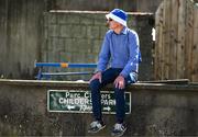 18 May 2025; Waterford supporter Eamon Kennedy, from Clonmel, relaxes on a garden wall, at Childers Park, before the Munster GAA Hurling Senior Championship Round 4 match between Tipperary and Waterford at FBD Semple Stadium in Thurles, Tipperary. Photo by Ray McManus/Sportsfile