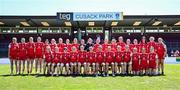 18 May 2025; The Louth panel before the TG4 Leinster LGFA Junior Championship final match between Carlow and Louth at TEG Cusack Park in Mullingar, Westmeath. Photo by Seb Daly/Sportsfile