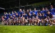 18 May 2025; Cavan players break away after the squad photograph before the GAA Football All-Ireland Senior Championship Round 1 match between Mayo and Cavan at Hastings Insurance MacHale Park in Castlebar, Mayo. Photo by Piaras Ó Mídheach/Sportsfile