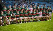 18 May 2025; Mayo players pose for the squad photograph before the GAA Football All-Ireland Senior Championship Round 1 match between Mayo and Cavan at Hastings Insurance MacHale Park in Castlebar, Mayo. Photo by Piaras Ó Mídheach/Sportsfile