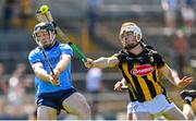 18 May 2025; Cian O'Sullivan of Dublin in action against Jordan Molloy of Kilkenny during the Leinster GAA Hurling Senior Championship Round 4 match between Kilkenny and Dublin at UPMC Nowlan Park in Kilkenny. Photo by Ramsey Cardy/Sportsfile