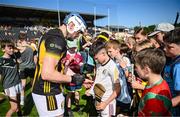 18 May 2025; TJ Reid of Kilkenny signs autographs after the Leinster GAA Hurling Senior Championship Round 4 match between Kilkenny and Dublin at UPMC Nowlan Park in Kilkenny. Photo by Ramsey Cardy/Sportsfile