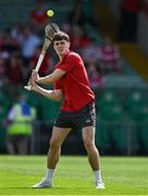 18 May 2025; Darragh Fitzgibbon of Cork walks the pitch before the Munster GAA Hurling Senior Championship Round 4 match between Limerick and Cork at TUS Gaelic Grounds in Limerick. Photo by Brendan Moran/Sportsfile
