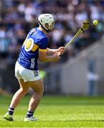 18 May 2025; Darragh McCarthy of Tipperary strikes a free during the Munster GAA Hurling Senior Championship Round 4 match between Tipperary and Waterford at FBD Semple Stadium in Thurles, Tipperary. Photo by Ray McManus/Sportsfile