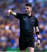 18 May 2025; Referee Sean Stack during the Munster GAA Hurling Senior Championship Round 4 match between Tipperary and Waterford at FBD Semple Stadium in Thurles, Tipperary. Photo by Tyler Miller/Sportsfile