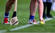 18 May 2025; A Tipperary player prepares to take a free during the Munster GAA Hurling Senior Championship Round 4 match between Tipperary and Waterford at FBD Semple Stadium in Thurles, Tipperary. Photo by Tyler Miller/Sportsfile