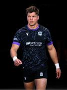 17 May 2025; Huw Jones of Glasgow Warriors before the United Rugby Championship match between Leinster and Glasgow Warriors at the Aviva Stadium in Dublin. Photo by Ramsey Cardy/Sportsfile
