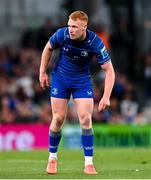 17 May 2025; Ciarán Frawley of Leinster during the United Rugby Championship match between Leinster and Glasgow Warriors at the Aviva Stadium in Dublin. Photo by Ramsey Cardy/Sportsfile