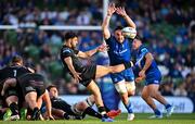 17 May 2025; Ben Afshar of Glasgow Warriors in action against Jack Conan of Leinster during the United Rugby Championship match between Leinster and Glasgow Warriors at the Aviva Stadium in Dublin. Photo by Sam Barnes/Sportsfile