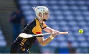 17 May 2025; Antrim goalkeeper Ryan Elliott during the Leinster GAA Hurling Senior Championship Round 4 match between Galway and Antrim at Pearse Stadium in Galway. Photo by Piaras Ó Mídheach/Sportsfile