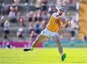 17 May 2025; Seán McKay of Antrim during the Leinster GAA Hurling Senior Championship Round 4 match between Galway and Antrim at Pearse Stadium in Galway. Photo by Piaras Ó Mídheach/Sportsfile