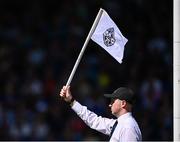 18 May 2025; Score umpire Seán Dunican signals Tipperary's 25th point during the Munster GAA Hurling Senior Championship Round 4 match between Tipperary and Waterford at FBD Semple Stadium in Thurles, Tipperary. Photo by Ray McManus/Sportsfile