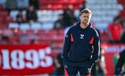 19 May 2025; Shelbourne manager Damien Duff before the SSE Airtricity Men's Premier Division match between Shelbourne and Drogheda United at Tolka Park in Dublin. Photo by Sam Barnes/Sportsfile