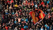 19 May 2025; St Patrick's Athletic supporters during the SSE Airtricity Men's Premier Division match between Shamrock Rovers and St Patrick's Athletic at Tallaght Stadium in Dublin. Photo by Stephen McCarthy/Sportsfile