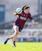 18 May 2025; Tracey Dillon of Westmeath during the TG4 Leinster LGFA Intermediate Championship final match between Laois and Westmeath at TEG Cusack Park in Mullingar, Westmeath. Photo by Seb Daly/Sportsfile