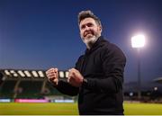 19 May 2025; Shamrock Rovers manager Stephen Bradley after his side's victory in the SSE Airtricity Men's Premier Division match between Shamrock Rovers and St Patrick's Athletic at Tallaght Stadium in Dublin. Photo by Thomas Flinkow/Sportsfile
