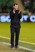 19 May 2025; Shamrock Rovers manager Stephen Bradley during the SSE Airtricity Men's Premier Division match between Shamrock Rovers and St Patrick's Athletic at Tallaght Stadium in Dublin. Photo by Thomas Flinkow/Sportsfile