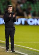19 May 2025; Shamrock Rovers manager Stephen Bradley during the SSE Airtricity Men's Premier Division match between Shamrock Rovers and St Patrick's Athletic at Tallaght Stadium in Dublin. Photo by Thomas Flinkow/Sportsfile