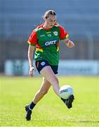 18 May 2025; Aoibhin Webb of Carlow during the TG4 Leinster LGFA Junior Championship final match between Carlow and Louth at TEG Cusack Park in Mullingar, Westmeath. Photo by Seb Daly/Sportsfile