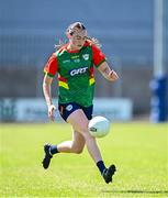 18 May 2025; Aoibhin Webb of Carlow during the TG4 Leinster LGFA Junior Championship final match between Carlow and Louth at TEG Cusack Park in Mullingar, Westmeath. Photo by Seb Daly/Sportsfile