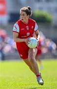 18 May 2025; Eimear Byrne of Louth during the TG4 Leinster LGFA Junior Championship final match between Carlow and Louth at TEG Cusack Park in Mullingar, Westmeath. Photo by Seb Daly/Sportsfile