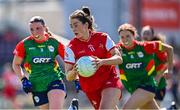18 May 2025; Eimear Byrne of Louth during the TG4 Leinster LGFA Junior Championship final match between Carlow and Louth at TEG Cusack Park in Mullingar, Westmeath. Photo by Seb Daly/Sportsfile